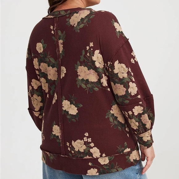 Torrid Cotton Crew Long Sleeve Tee Sweater - Picture 2 of 9